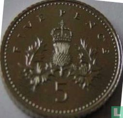 Vereinigtes Königreich 5 Pence 1993 - Bild 2