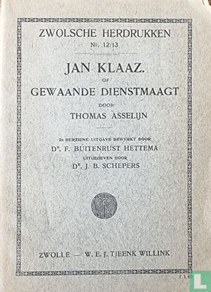 Jan Klaaz of Gewaande Dienstmaagt - Afbeelding 1