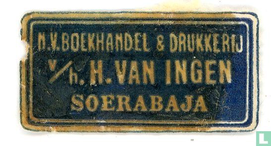 Boekhandel & Drukkerij v/h H. van Ingen Soerabaja