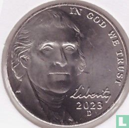 États-Unis 5 cents 2023 (D) - Image 1
