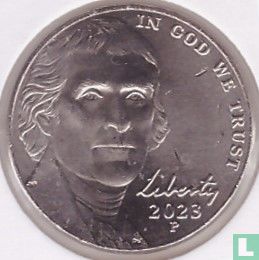 Verenigde Staten 5 cents 2023 (P) - Afbeelding 1
