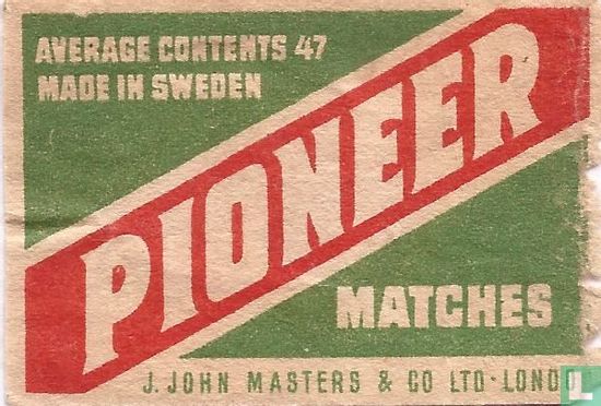 Pioneer matches 