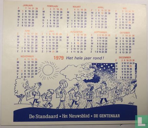 Kalendersticker 1979
