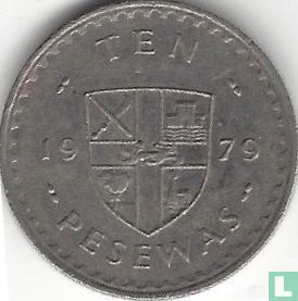 Ghana 10 pesewas 1979 - Afbeelding 1