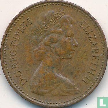 Verenigd Koninkrijk 1 new penny 1975 - Afbeelding 1