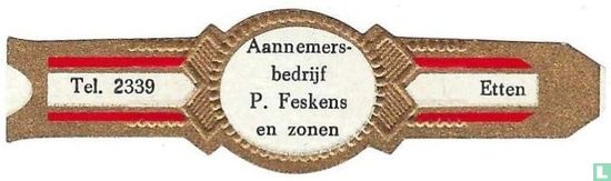 Aannemersbedrijf P. Feskens en zonen - Tel. 2339 - Etten - Image 1