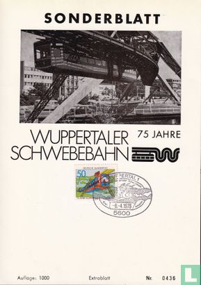 75 years Wuppertaler Schwebebahn