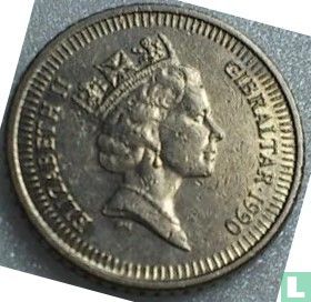 Gibraltar 5 pence 1990 (3.25 g - AA) - Image 1