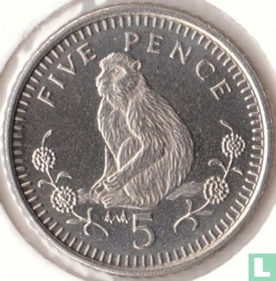 Gibraltar 5 pence 1996 - Image 2
