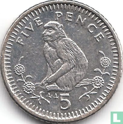 Gibraltar 5 pence 1995 - Image 2