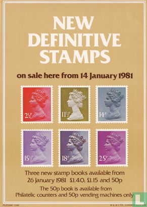 New Definitive Stamps