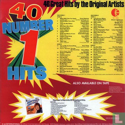 40 Number 1 Hits - Image 2