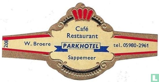 Café Restaurant Parkhotel Sappemeer - W. Broere - tel. 05980-2961 - Image 1