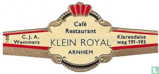 Café Restaurant Klein Royal Arnhem - C.J.A. Wemmers - Klarendalse weg 191-193 - Bild 1