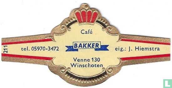 Café Bakker Venne 130 Winschoten - tel. 05970-3472 - eig.: J. Hiemstra - Image 1