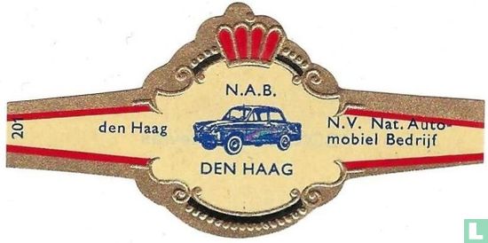 N.A.B. Den Haag - den Haag - N.V. Nat. Automobiel Bedrijf - Afbeelding 1