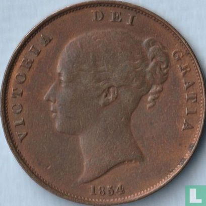 Verenigd Koninkrijk 1 penny 1854 (type 1) - Afbeelding 1