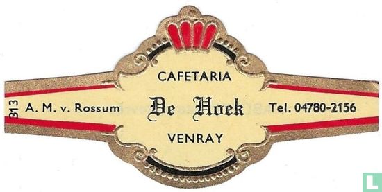 Cafetaria De Hoek Venray - A. M. v. Rossum - tel. 04780-2156 - Afbeelding 1