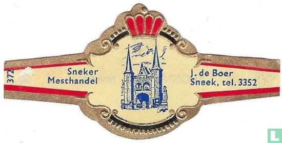 Sneker Mesthandel - J. de Boer Sneek, tel. 3352 - Afbeelding 1