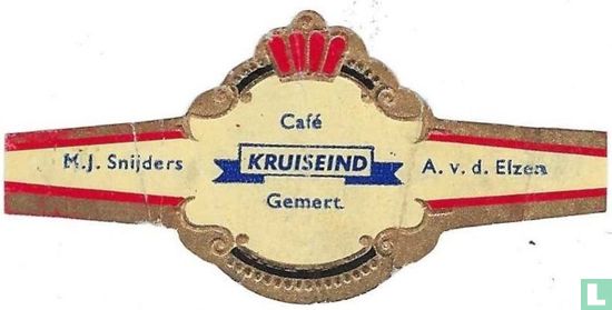 Café Kruiseind Gemert - M.J. Snijders - A. v. d. Elzen - Image 1