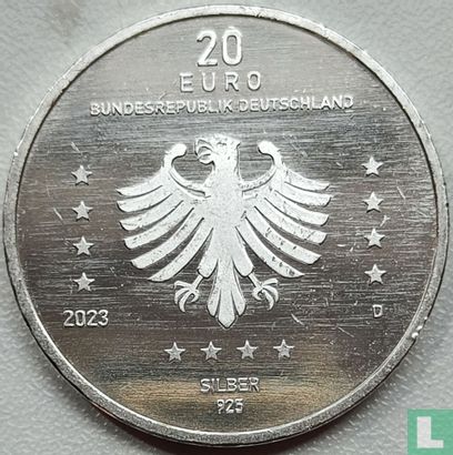 Duitsland 20 euro 2023 "400 years Calculating machine of Wilhelm Schickard" - Afbeelding 1