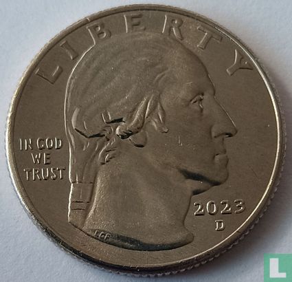 United States ¼ dollar 2023 (D) "Eleanor Roosevelt" - Image 1