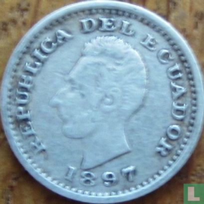 Ecuador ½ decimo 1897 - Afbeelding 1