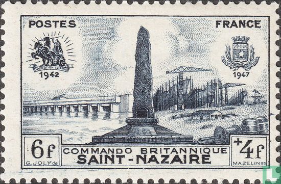 British landing Saint-Nazaire 5 years