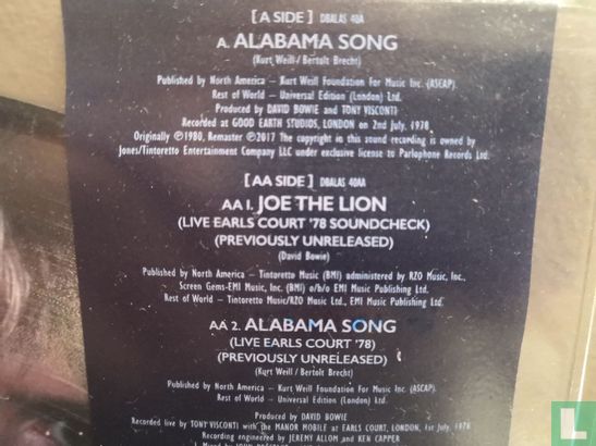 Alabama Song - Image 3