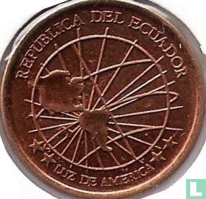 Ecuador 1 centavo 2003 (staal bekleed met koper) - Afbeelding 2