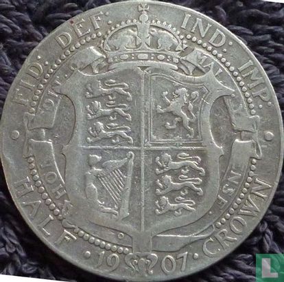 Verenigd Koninkrijk ½ crown 1907 - Afbeelding 1