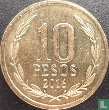 Chile 10 pesos 2016 - Image 1