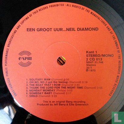 Een Groot Uur... Neil Diamond - Afbeelding 3
