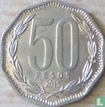 Chili 50 pesos 2015 - Image 1