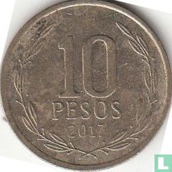 Chili 10 pesos 2017 - Afbeelding 1