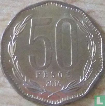 Chile 50 pesos 2016 - Image 1