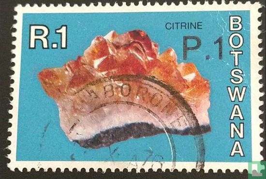 Minerals with overprint
