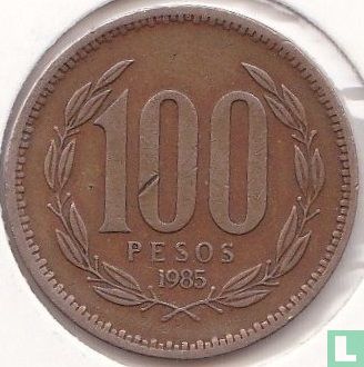Chili 100 pesos 1985 - Afbeelding 1