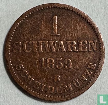 Oldenburg 1 schwaren 1859 - Afbeelding 1