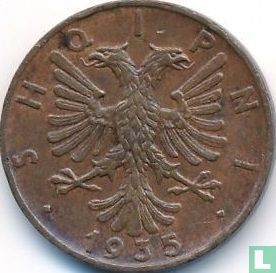 Albania 2 qindar ari 1935 - Image 1