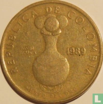 Colombie 20 pesos 1989 (type 1) - Image 1