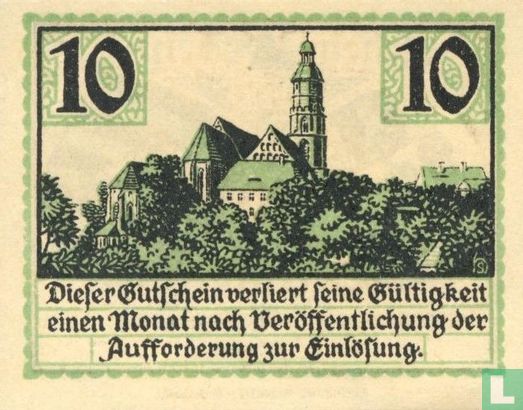 Kamenz, Amtshauptmannschaft - 10 Pfennig 1921 - Image 2
