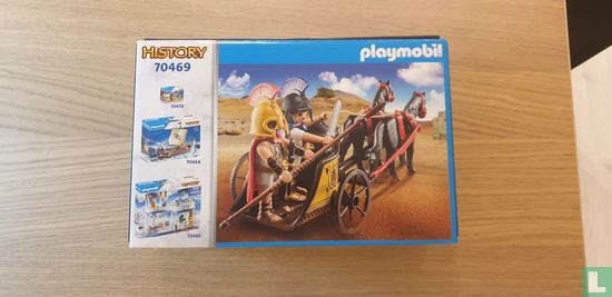 Playmobil Achilles in strijdwagen met Patroclus - Image 4