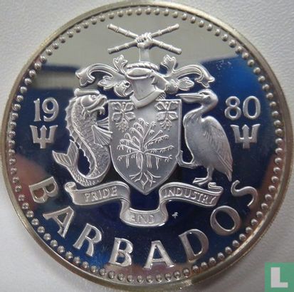 Barbados 10 dollars 1980 (PROOF) - Afbeelding 1