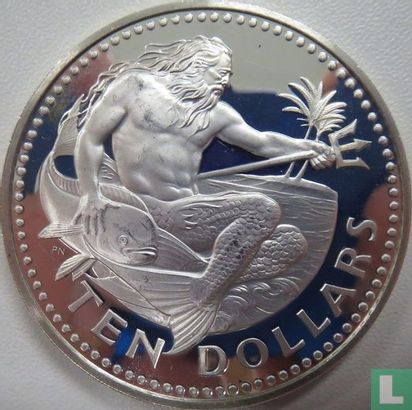 Barbados 10 dollars 1980 (PROOF) - Afbeelding 2