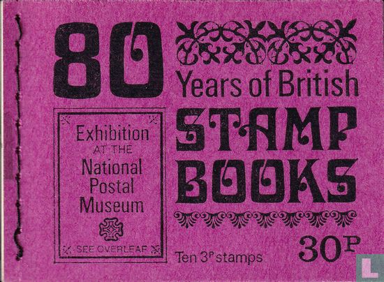 80 jaar Britse postzegelboeken - Afbeelding 1