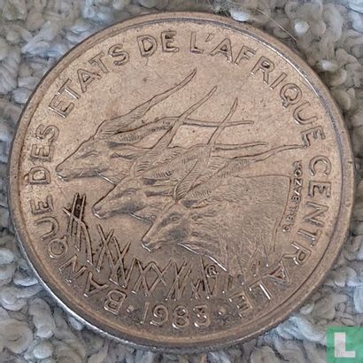 Centraal-Afrikaanse staten 50 francs 1983 (D) - Afbeelding 1