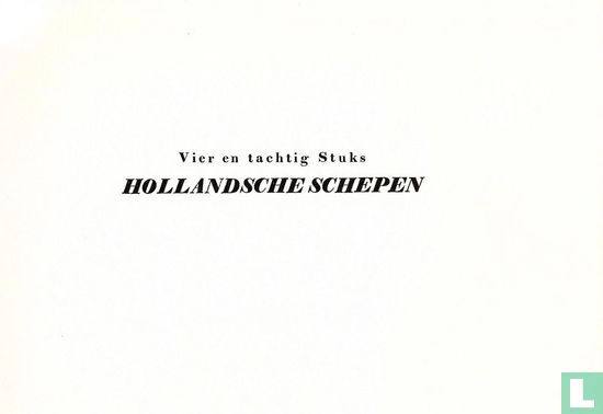 Verzameling van 84 stuks Hollandsche schepen - Bild 3