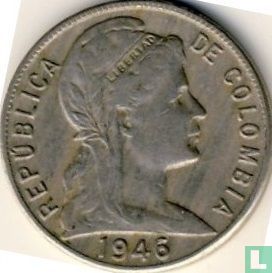 Colombie 5 centavos 1946 (type 1) - Image 1