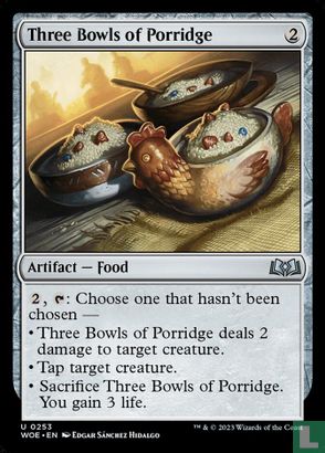 Three Bowls of Porridge - Afbeelding 1